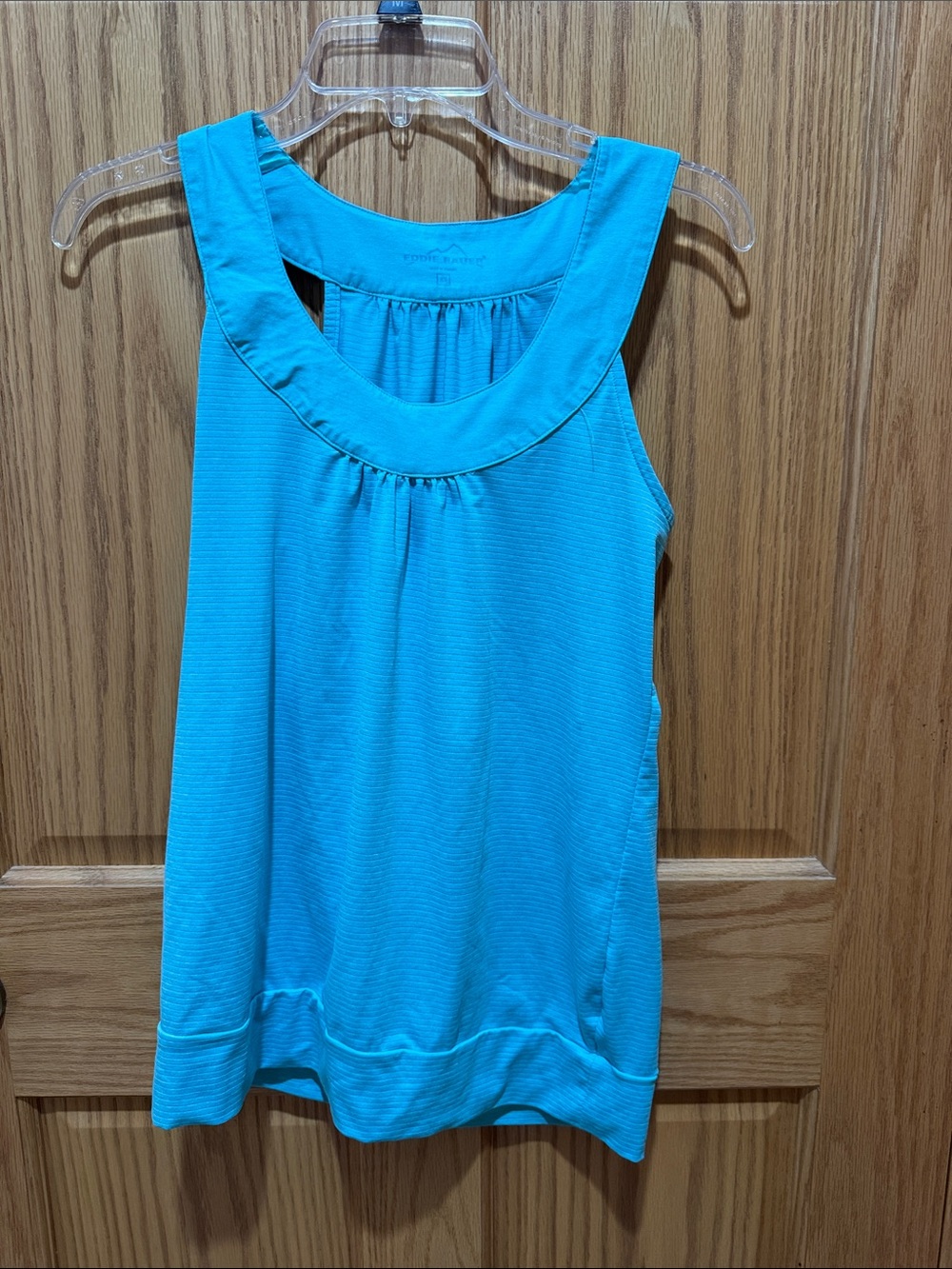 Eddie Bauer Sleeveless Scoop-Neck Tank - Turquoise
